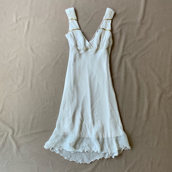 Alexia Admor Grecian Style Dress w/ Gold Threading - Picture 2 of 8